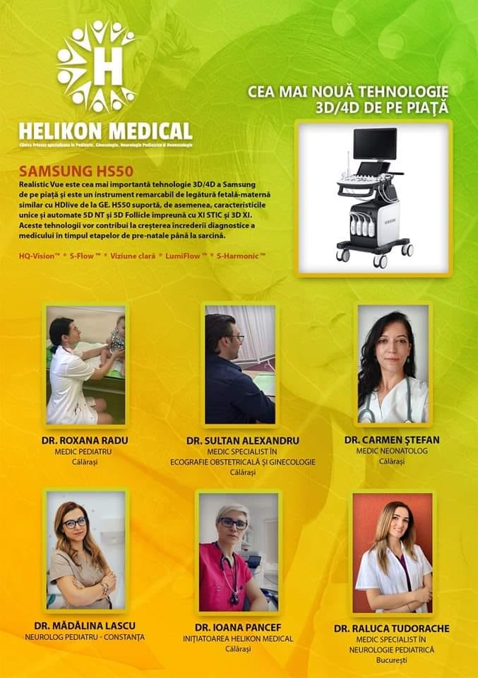 Logo Helikon Medical cu fundal Medici 1